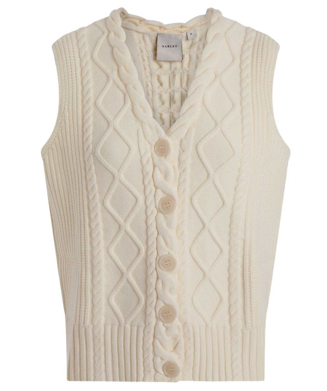 Varley Tatyana Cable Knit Vest