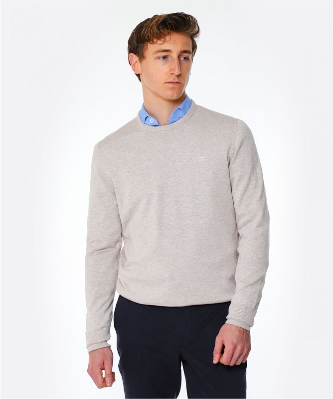 Hackett Cotton Silk Crew Neck Jumper