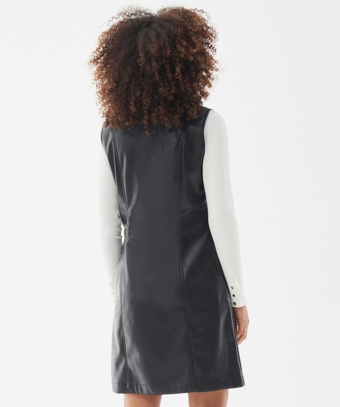Barbour International Leather-Look Morini Dress