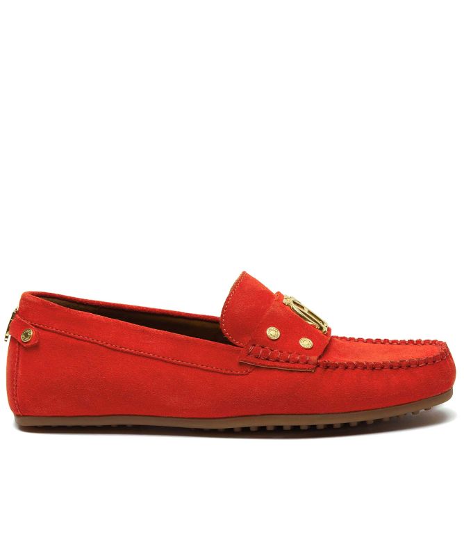 Holland Cooper Suede Driving Loafers