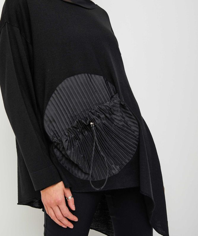 Bize Pleated Pocket Jumper