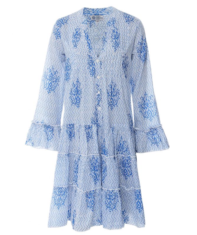 Dreams Handmade Apparel - Lobster Dress - Blue Sketch main image 1