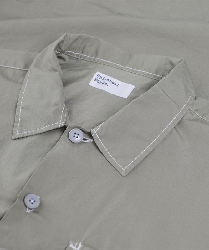 Universal Works Poplin Cotton Short Sleeve Utility Shirt