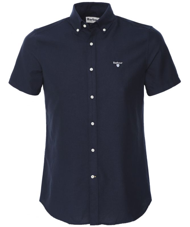 Barbour Tailored Fit Short Sleeve Oxford Shirt