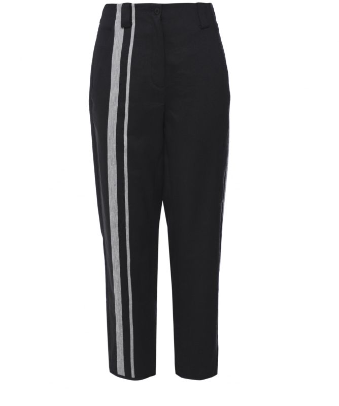 Annette Gortz Linen Blend Duna Stripe Trousers