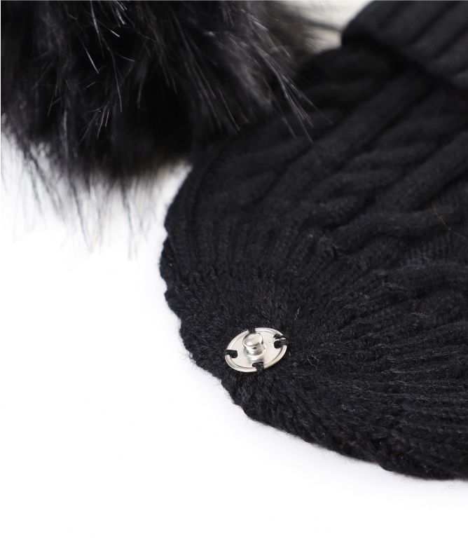 Holland Cooper Cable Bobble Hat