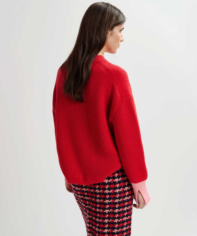 Essentiel Antwerp Ginster Contrast Cuff Jumper
