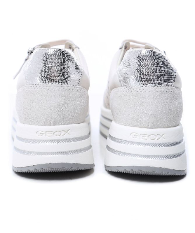 Geox Kency Leather Trainers
