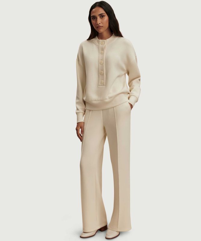 Varley Reena Button Front Sweat