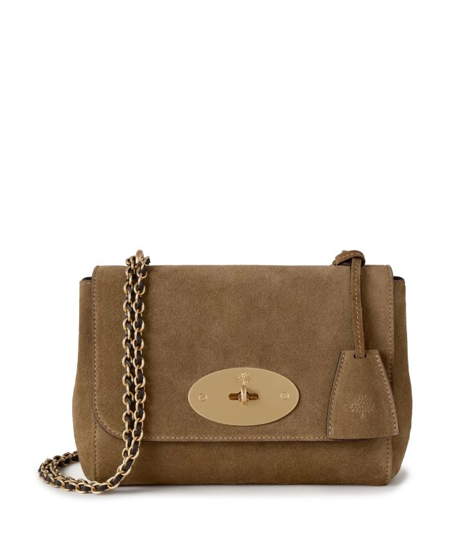 Mulberry Lily Suede Crossbody Bag
