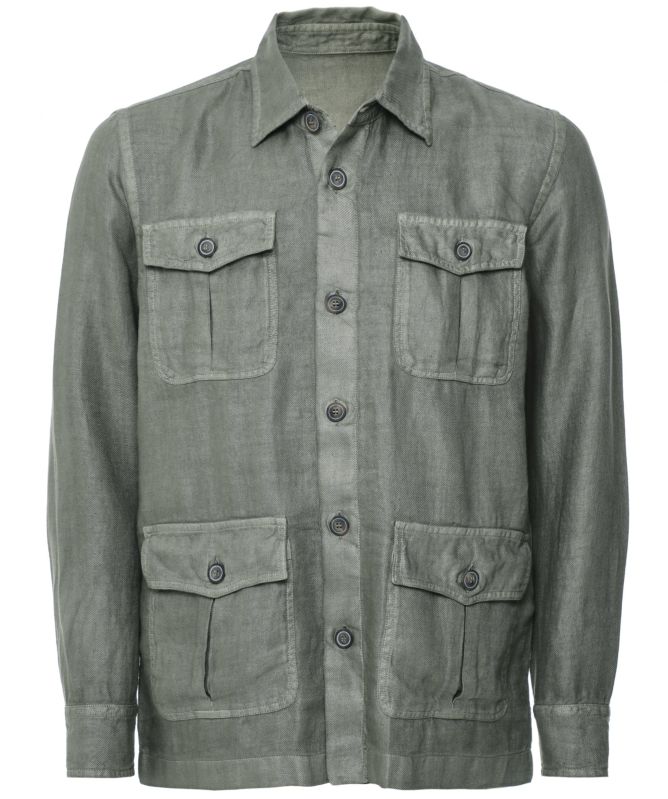 Gran Sasso Linen Overshirt