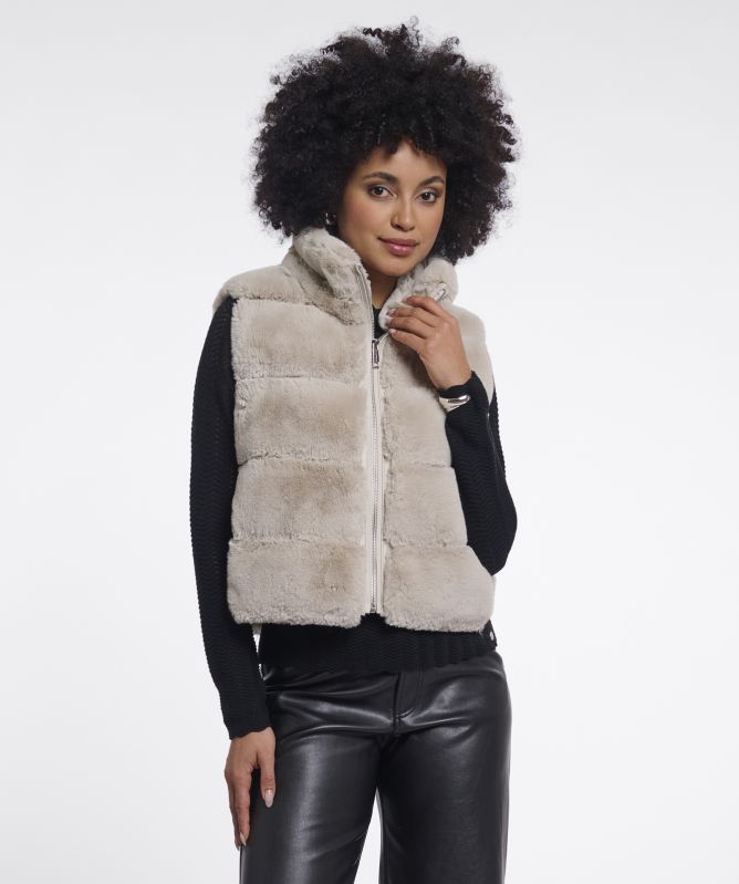 Rino and Pelle May Faux Fur Waistcoat