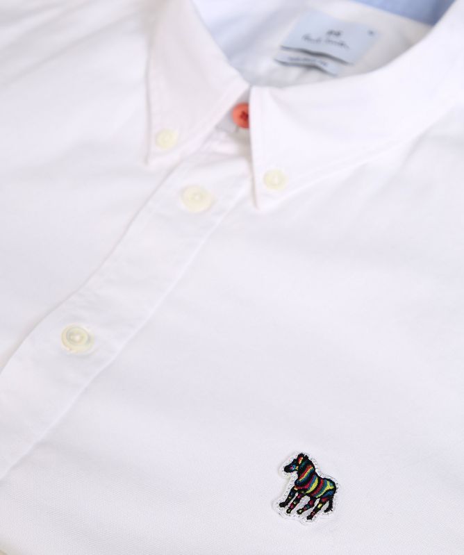 Paul Smith Tailored Fit Zebra Oxford Shirt