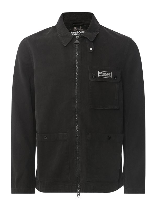 【国内未展開】BARBOUR INTERNATIONAL ALL BLACK Barbour International Black Wilkinson Jacket | Jules B