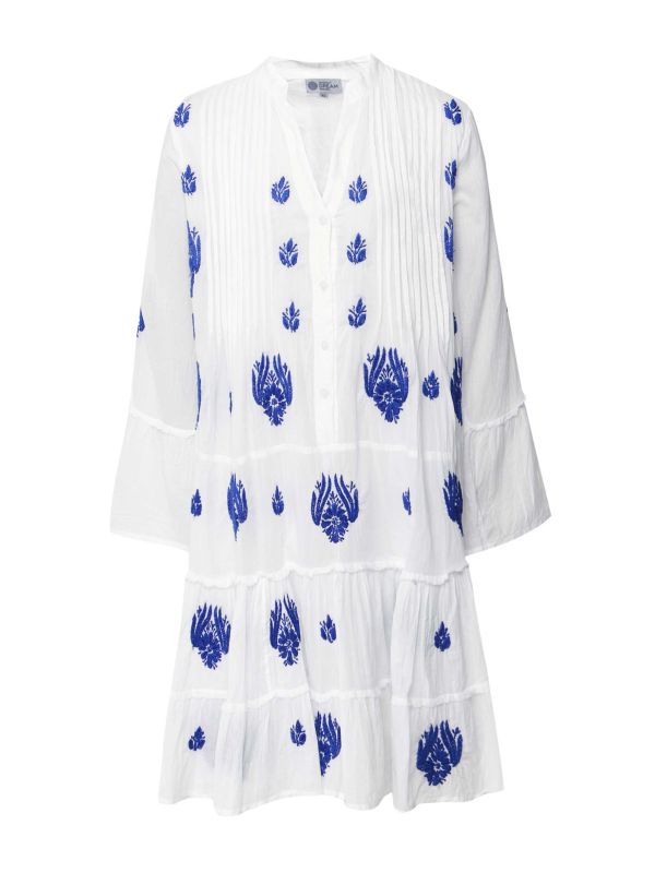 Dreams Handmade Apparel - Lobster Dress - Blue Sketch