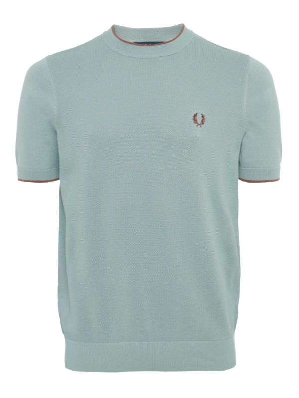 Fred Perry Textured Front Knit T-Shirt