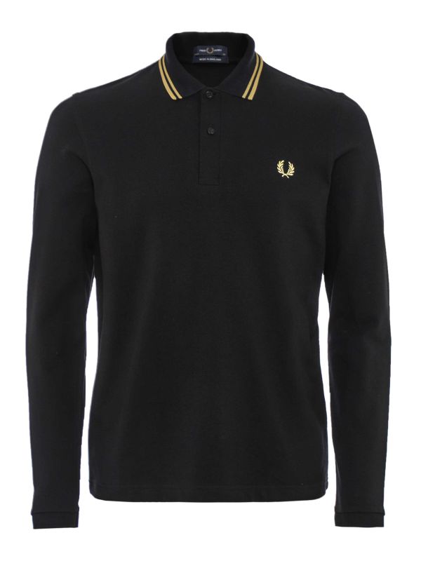 FRED PERRY 英国 M1212 ブラック×ゴールド 長袖ポロシャツ 楽天市場】FRED PERRY/フレッドペリー メイドインイングランド ロング