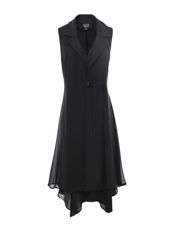 Bize Longline Sleeveless Jacket
