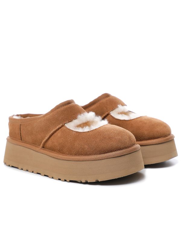 UGG W Classic Mary Jane ブラウン 7 UGG Girls Bea Mary Jane in Brown | Childsplay Clothing