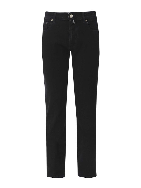 Jacob Cohen Black Slim Fit Bard Jeans
