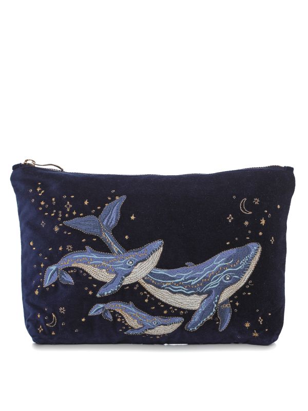 Elizabeth Scarlett Mystical Whale Everyday Pouch | Jules B