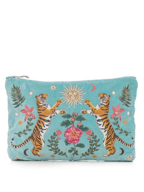 Elizabeth Scarlett Celestial Tiger Everyday Pouch | Jules B