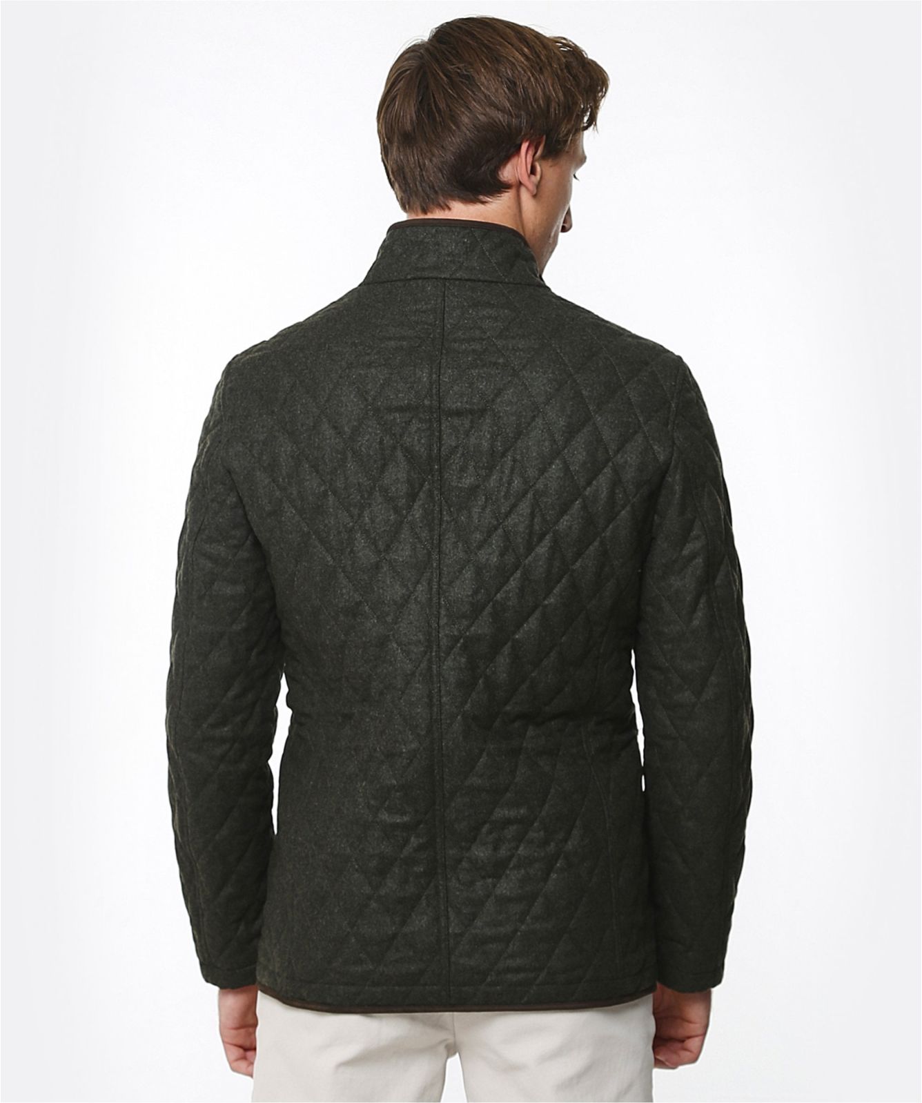 Waterville WaterRepellent Quilted Wool Jacket Jules B
