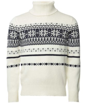 J. Blades Roll Neck Fair Isle Jumper