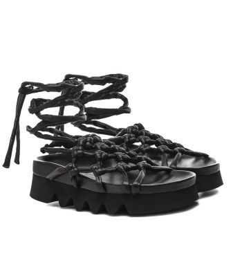 Patrizia Bonfanti Alison Woven Leather Sandals