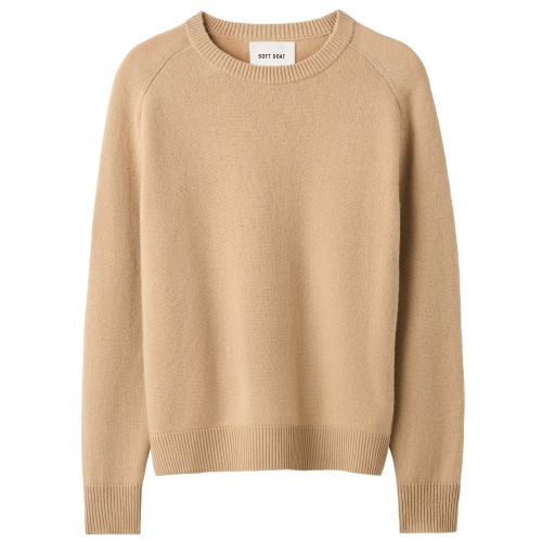 Soft Goat Boyfriend Crewneck Jumper | Jules B