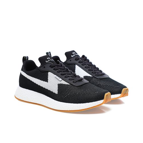 Paul Smith Black Knitted Zeus Trainers | Jules B