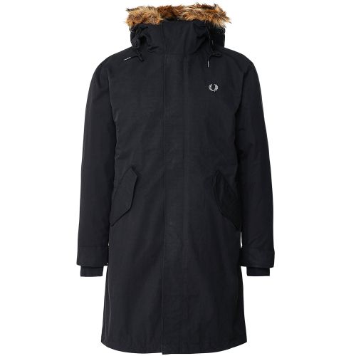 フレッドペリー ZIP-IN LINER PARKA ブラック BEAMS WOMEN｜FRED PERRY / Zip-In Liner Parka フレッドペリー