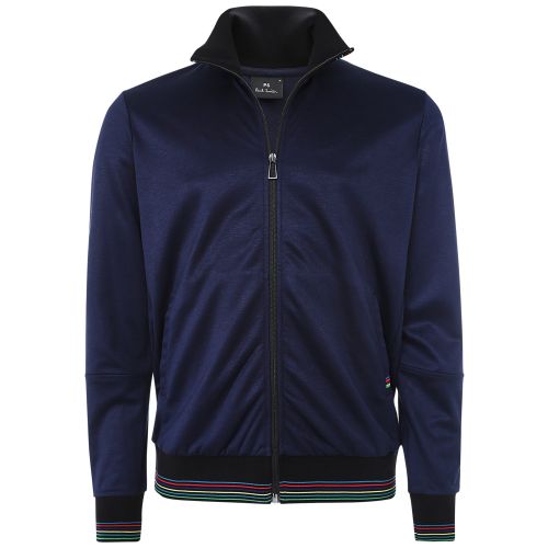 PS by Paul Smith Navy Sports Stripe Track Top | Jules B