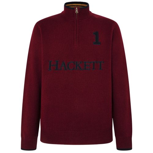 Hackett Merino Heritage Half-Zip Jumper