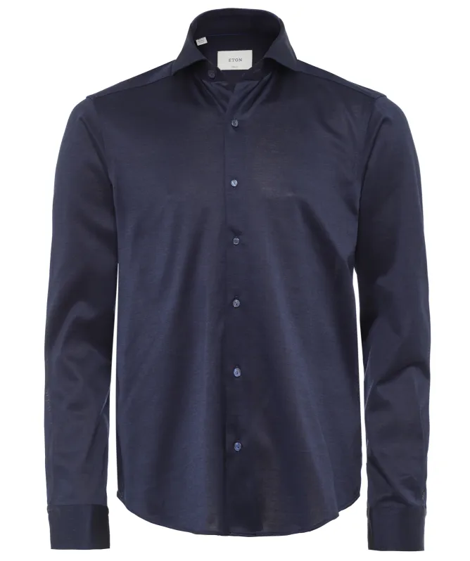 Eton Filo di Scozia Jersey Shirt