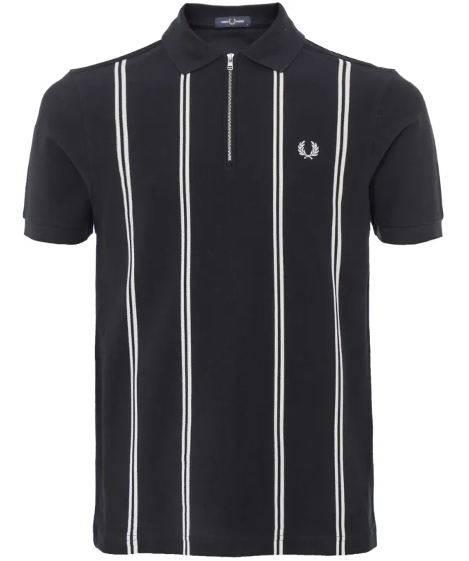 Fred Perry Vertical Stripe Zip Polo