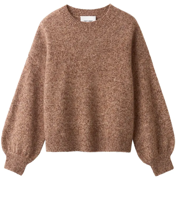 Soft Goat Marled Relaxed Fit Crewneck Jumper