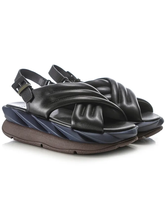 4CCCCEES Mellow Mana Black Sandals