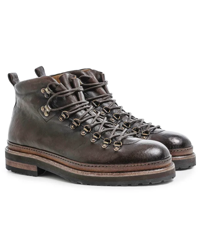 Oliver Sweeney Bellagio Buffalo Leather Hiker Boots