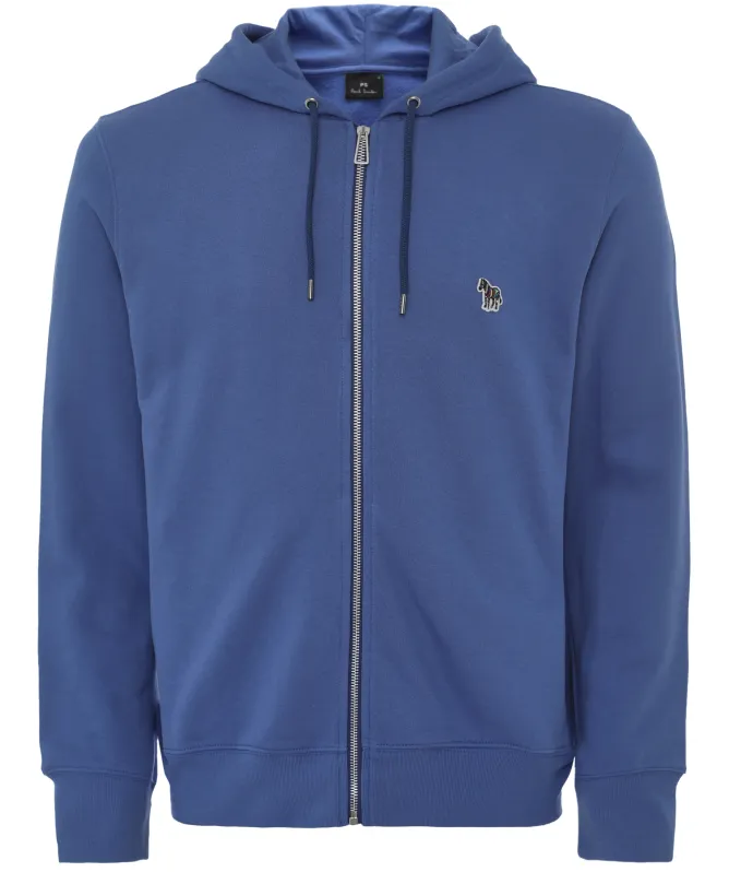 Paul Smith Zip-Front Zebra Logo Hoodie