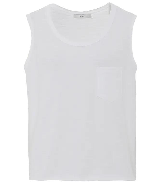 Milla Pocket Linen Vest