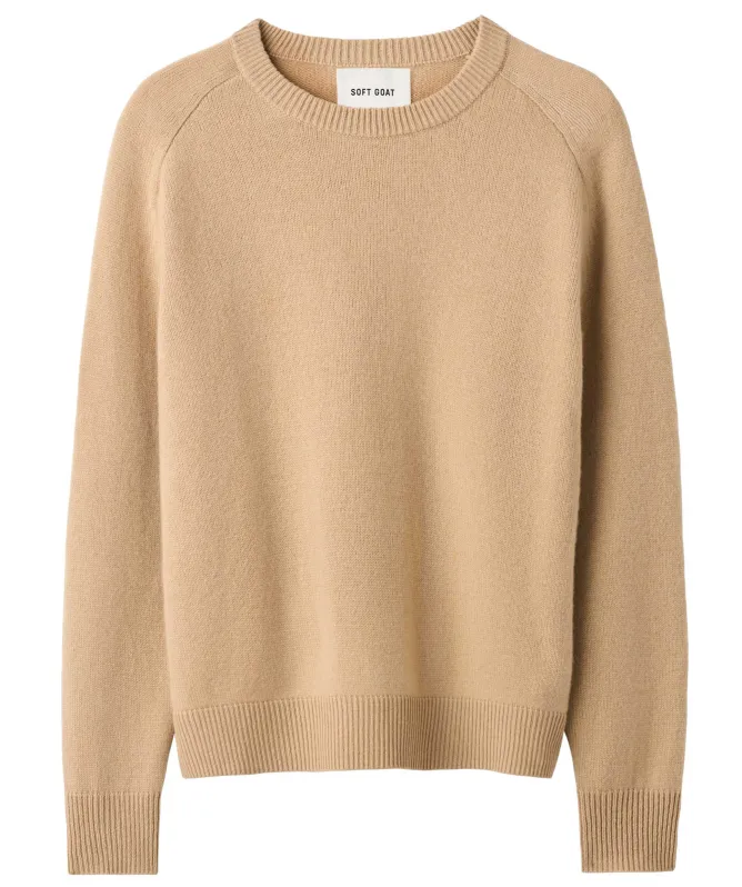 Soft Goat Boyfriend Crewneck Jumper