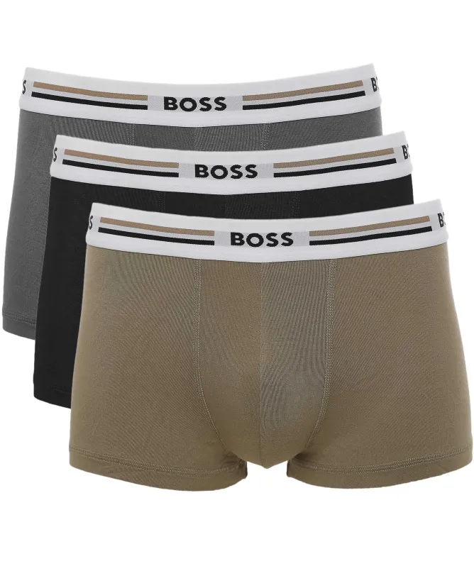 BOSS Signature Stripe Boxer Trunks 3 Pack