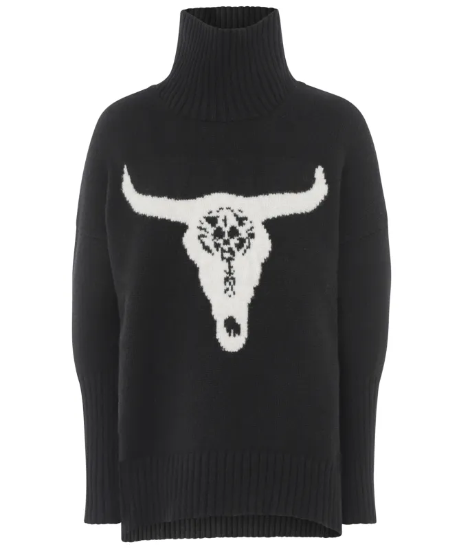 Eddy and Ivy Skull Merino Cashmere Jumper