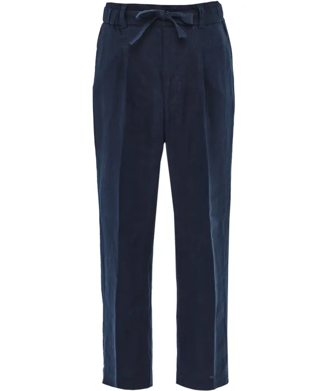 Seinse Drawstring Linen Trousers