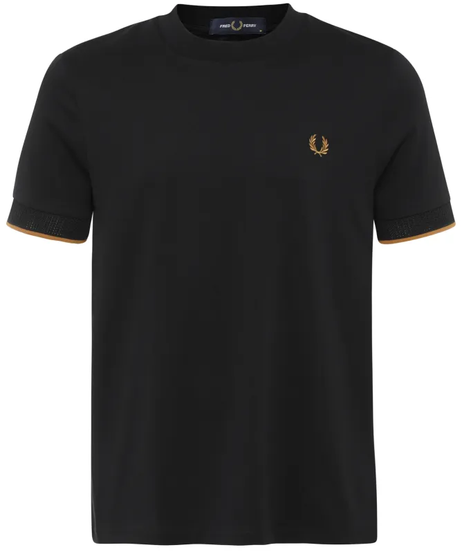 Fred Perry Mesh Cuff T-Shirt