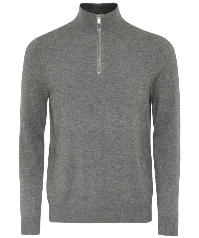 Profuomo Quarter Zip Knit Jumper
