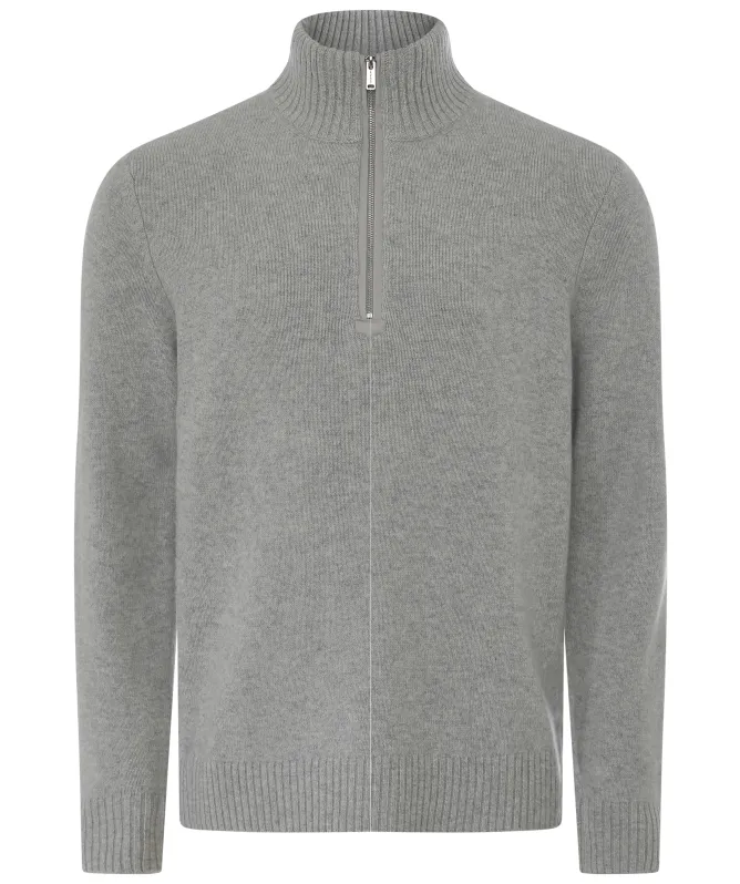 Profuomo Soft Wool Half Zip Pullover