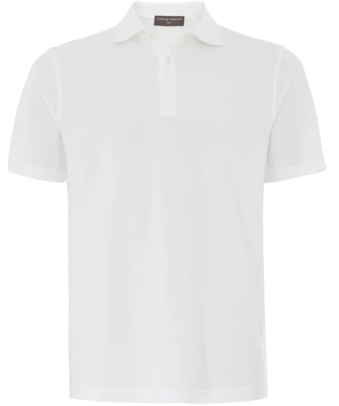 Filippo De Laurentiis Pique Polo Shirt