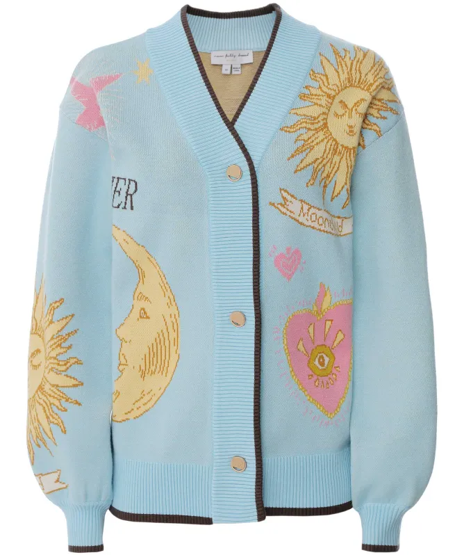 Never Fully Dressed Mystical Graphic Cardigan